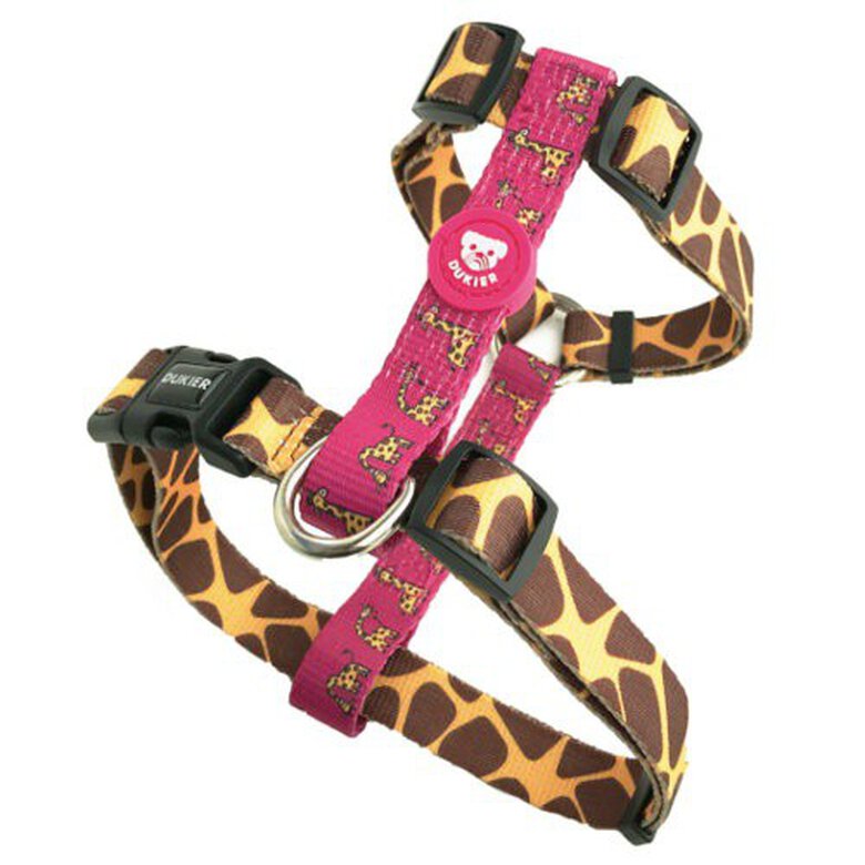 Dukier Savana Arnés Clásico Estampado Jirafas para perros,  Imagen numero 1 Dukier Savana clásico de jirafa arnés para perros Imagen numero 1
