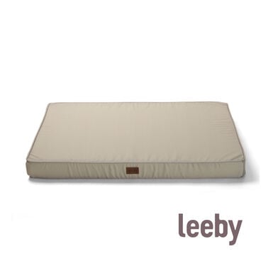 Leeby colchón viscoelástico gris para perros