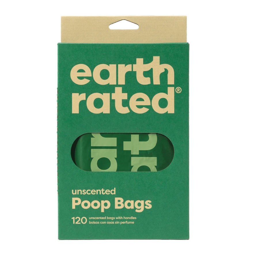 Earth Rated Easy Tie Bolsas con asas para heces de perro