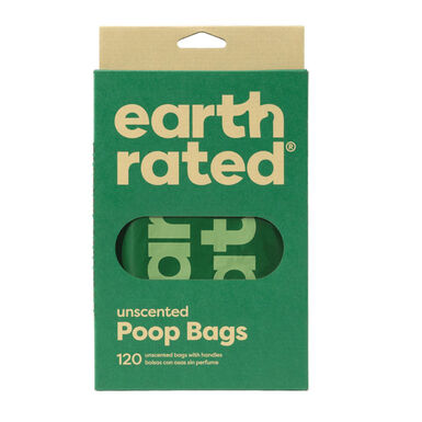 Earth Rated Easy Tie Bolsas con asas para heces de perro
