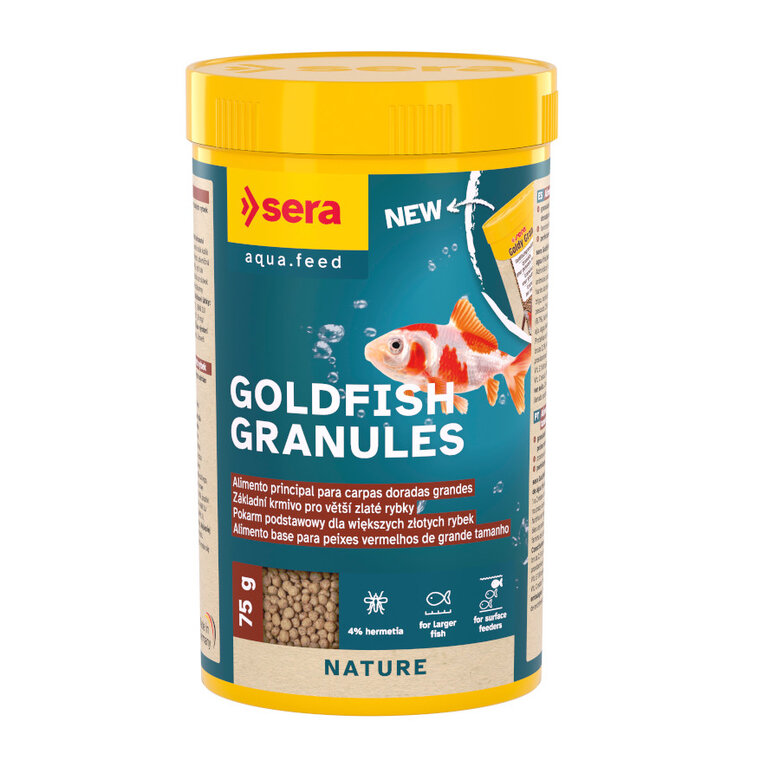 Sera Goldy Gran Nature Alimento para peces de agua fría,  Imagen numero 1 Sera Goldy Gran Nature Alimento para peces de agua fría, , large Imagen numero 1
