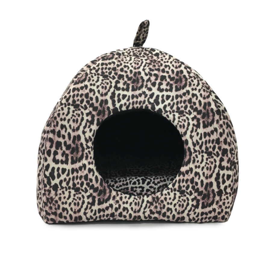 Catshion Igloo leopardo cama para gatos, , large Imagen numero 1