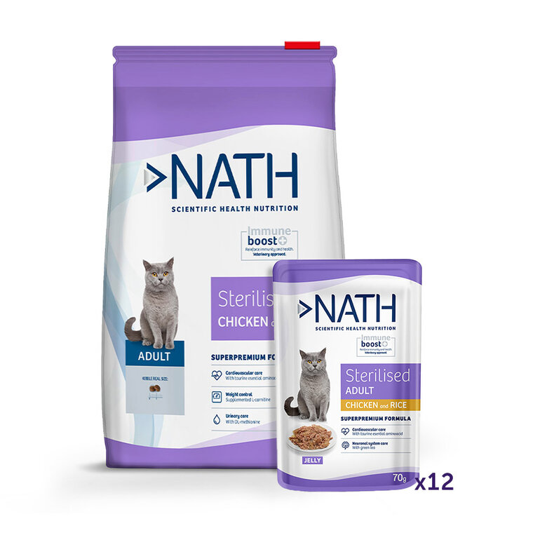 Pack Comida Gatos Esterilizados Nath Imagen numero 1 Pack Comida Gatos Esterilizados Nath Imagen numero 1