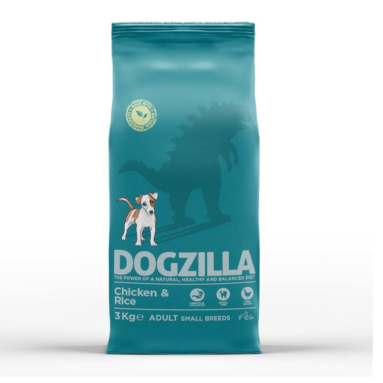 Dogzilla Adult Mini Pollo y Arroz pienso, , large image number null