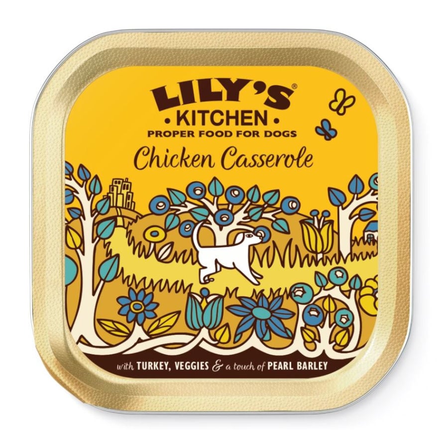 150 g Lily's Kitchen Cazuela Pollo y Pavo Comida h&uacute;meda para perros, , large Imagen numero 1