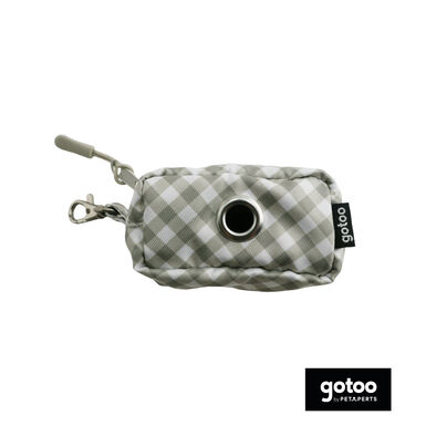 Gotoo Porta bolsas cuadro vichy para perros
