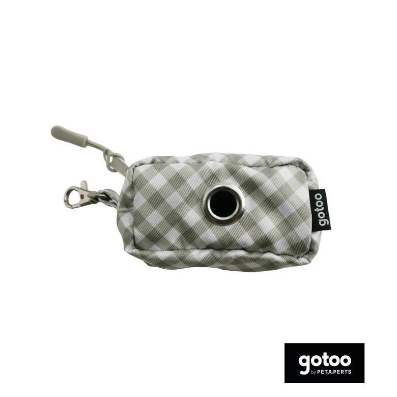 Gotoo Porta bolsas cuadro vichy para perros thumbnail