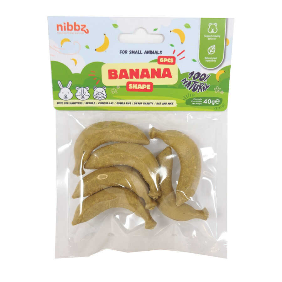 Nibbz Banana Snack para roedores, , large Imagen numero 1