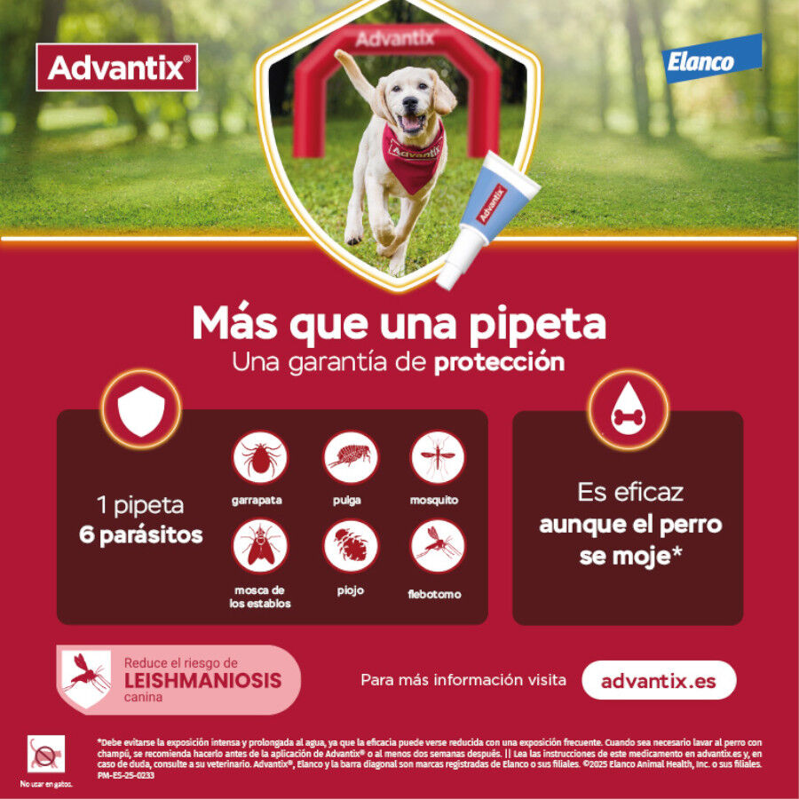 Advantix Pipetas Antiparasitarias para perros thumbnail