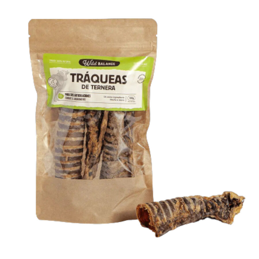 100 g Wild Balance Tr&aacute;queas de Ternera para perros, , large Imagen numero 1