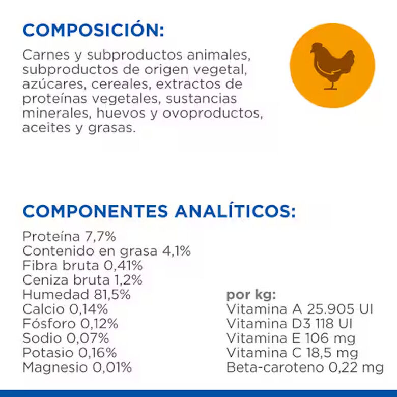 Hill&#039;s Science Plan Adult Pollo, Pescado Azul y Vacuno en Salsa sobre para gatos thumbnail