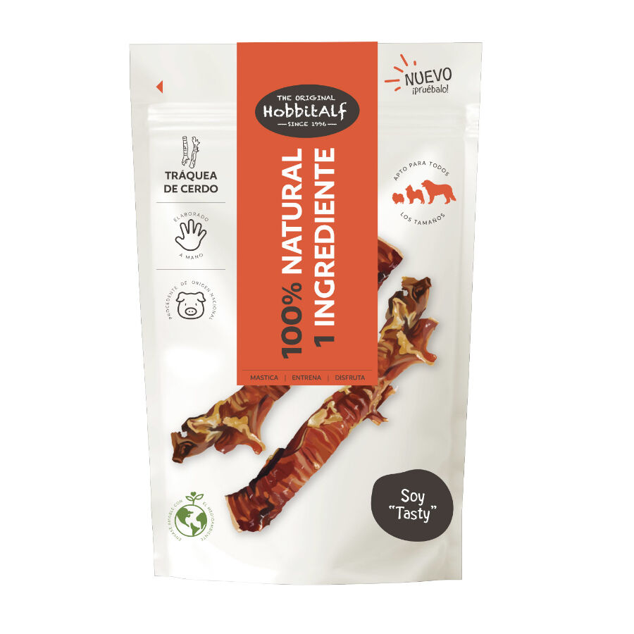 100 g Hobbitalf Tr&aacute;quea de Cerdo para perros, , large Imagen numero 1