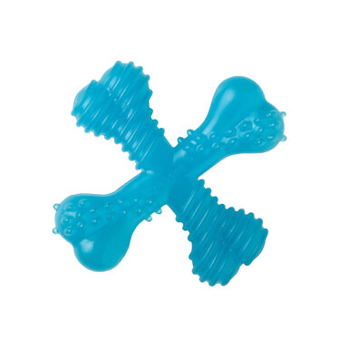 Nylabone Hueso X Mordedor Sabor a Carne para cachorros