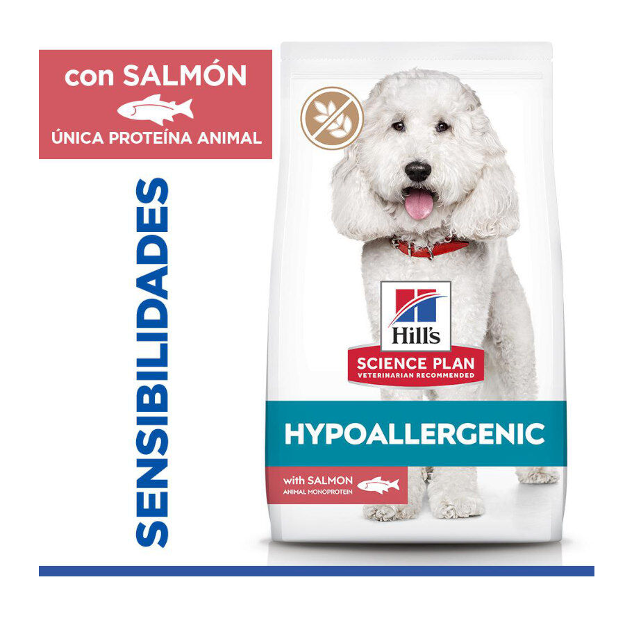 Hill&#039;s Science Plan Adult Medium Hypoallergenic Salmón pienso para perros thumbnail