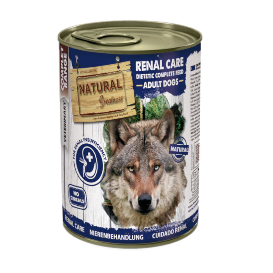 Natural Greatness Renal-Oxalate Buey Comida Húmeda para perros
