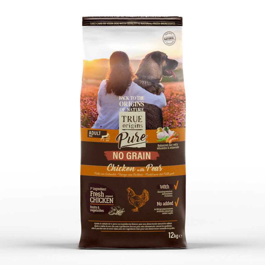 True Origins Pure Grain Free Adult Maxi Pollo pienso para perros thumbnail