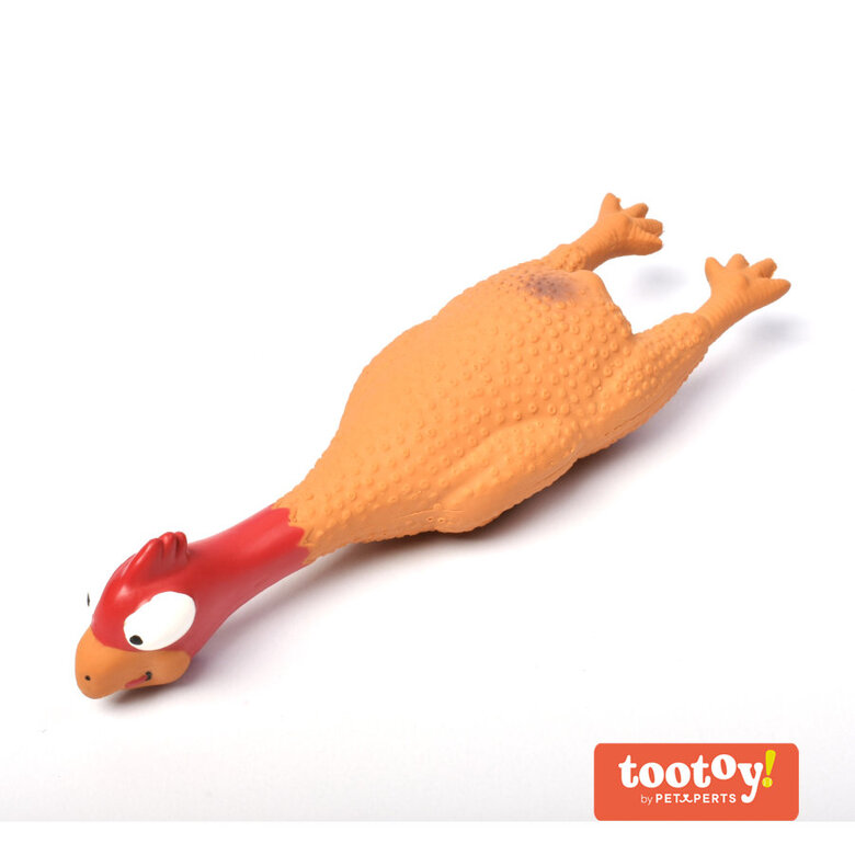 Tootoy! Chew Farm Chicken mordedor con sonido para perros,  Imagen numero 2 Tootoy! Chew Farm Chicken mordedor con sonido para perros, , large Imagen numero 2
