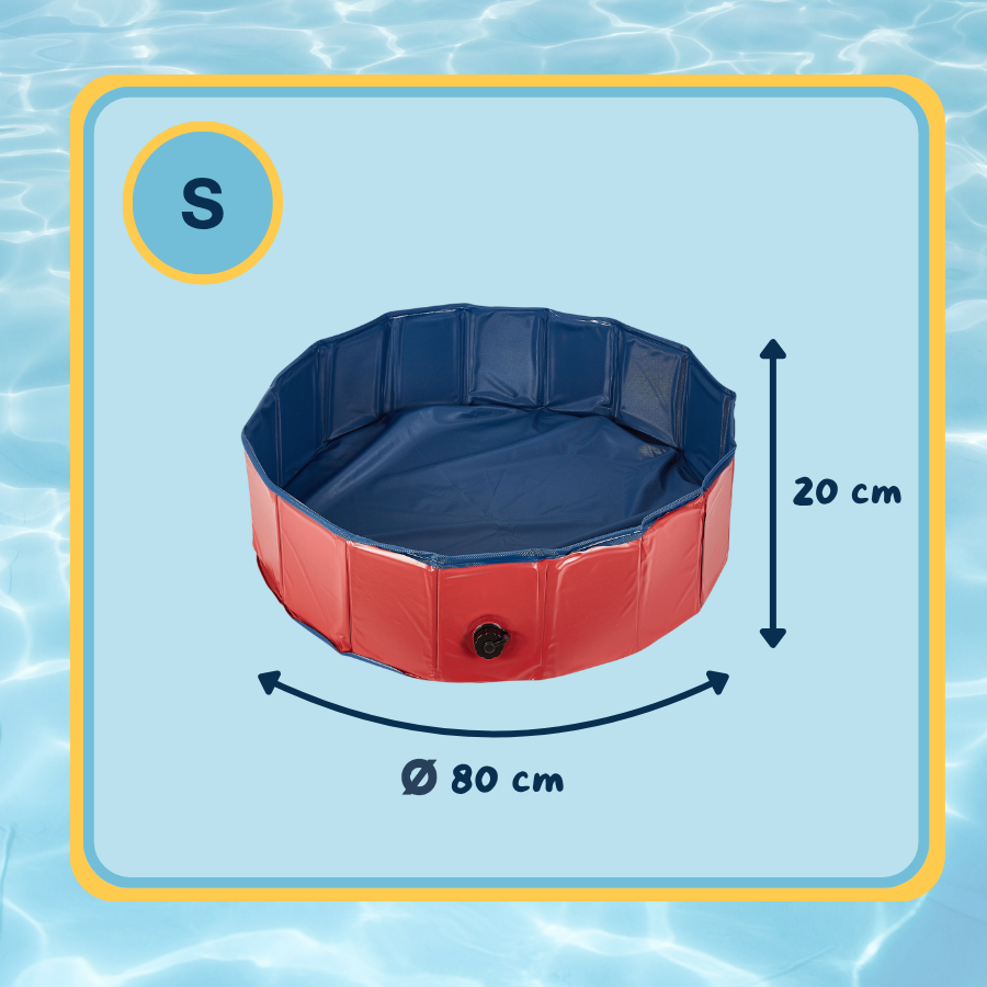 Summer Vibes Piscina Roja para perros, , large Imagen numero 4