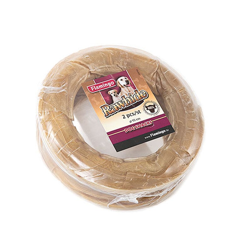 snack_perro_flamingo_aro_piel_FLA8108_M Imagen numero 1 Flamingo Aros de piel chuches para perros Imagen numero 1