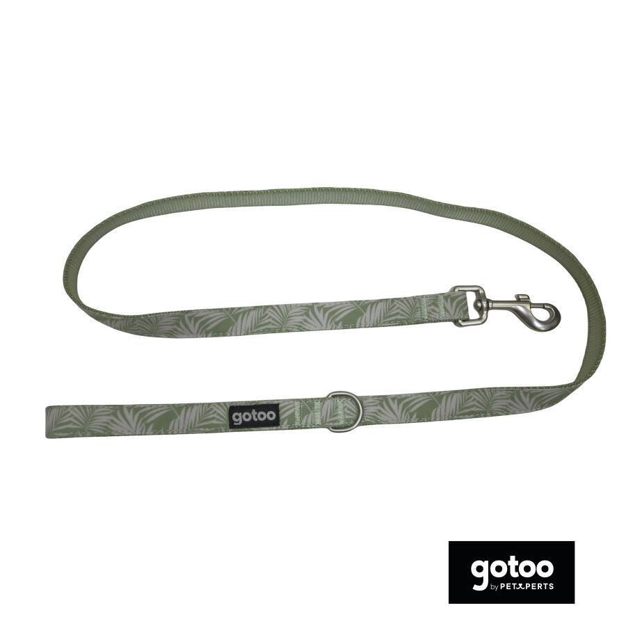 Correa estampada hojas para perros thumbnail