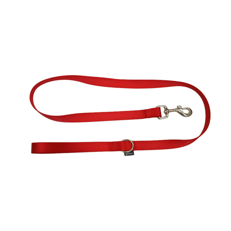 Gotoo Correa de nylon roja para perros thumbnail