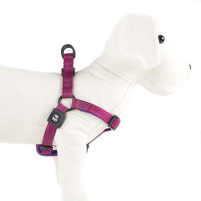 TK-Pet Neo Classic Arnés de Nylon Morado para perros,  Imagen numero 1 TK-Pet Neo Classic arnés perro nylon neopreno morado Imagen numero 1