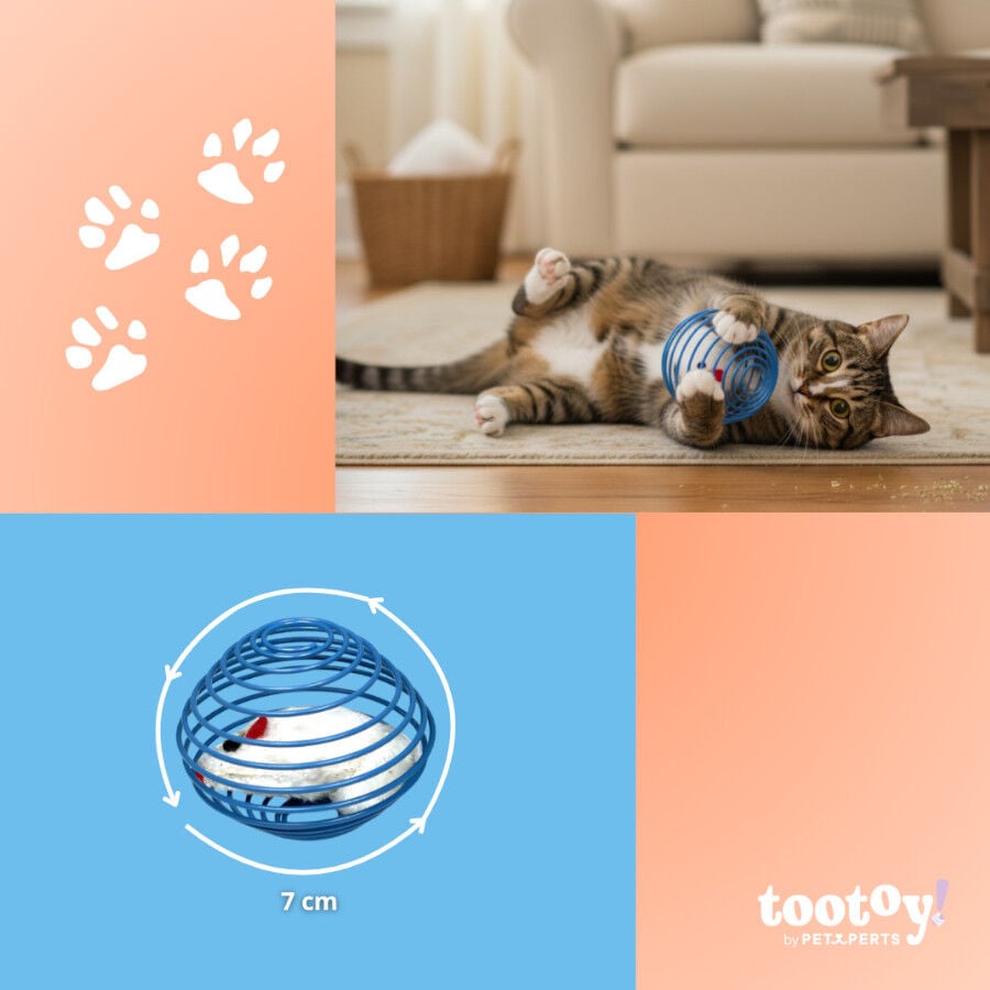 Tootoy! Pelota Interactiva con Ratón para gatos thumbnail