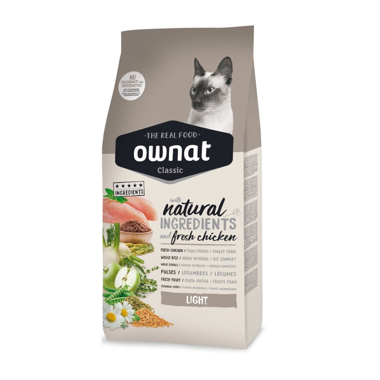 4 kg Ownat Classic Pienso Light para gatos,  Imagen numero 1 4 kg Ownat Classic Pienso Light para gatos, , large Imagen numero 1