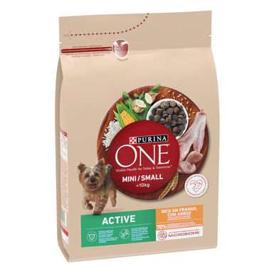 Purina One Mini Active Pollo pienso para perros