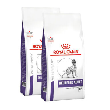 Royal Canin Adult Medium Veterinary Neutered pienso para perros - 2x9 kg Pack Ahorro