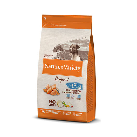 Nature's Variety Original Adult Mini Salmón pienso para perros