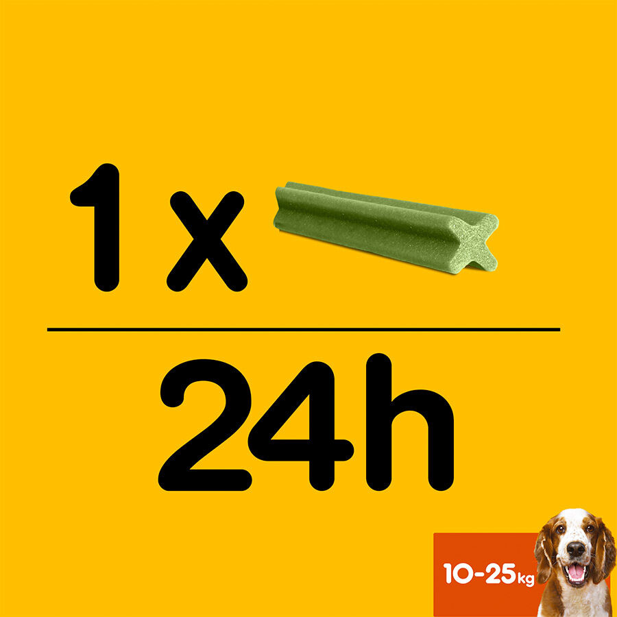Pedigree Dentastix Fresh Snacks Dentales para Perros Medianos thumbnail