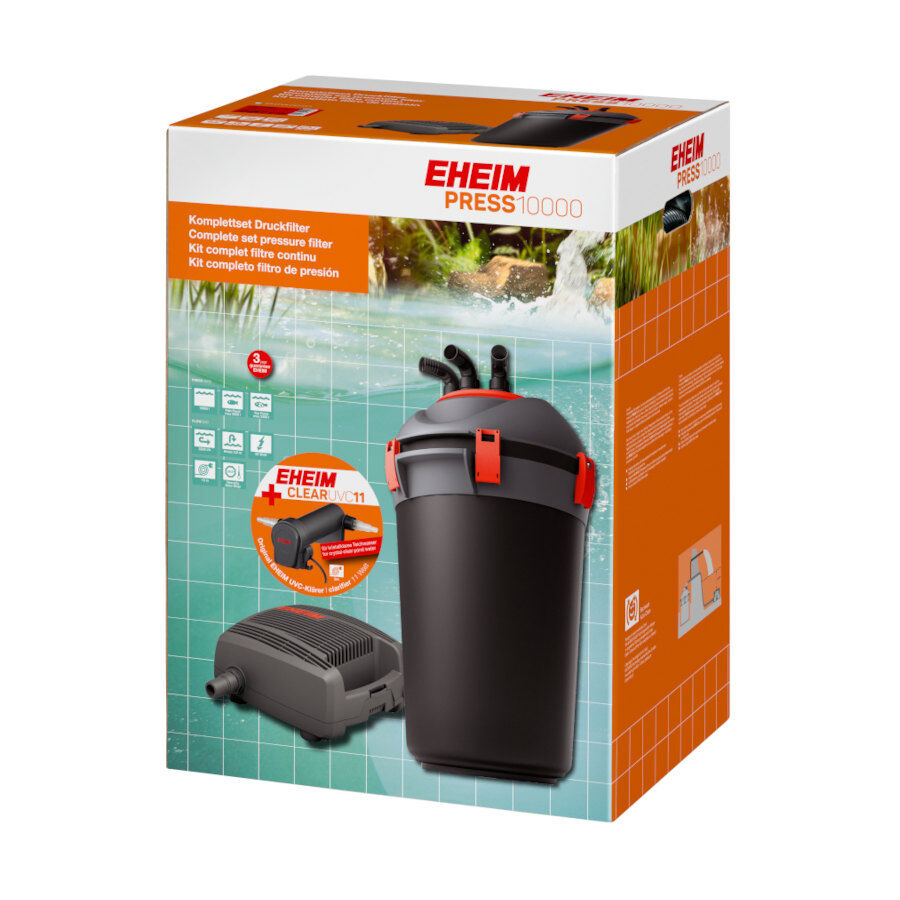 Eheim Press Filtro con Bomba y Esterilizador UVC para estanques