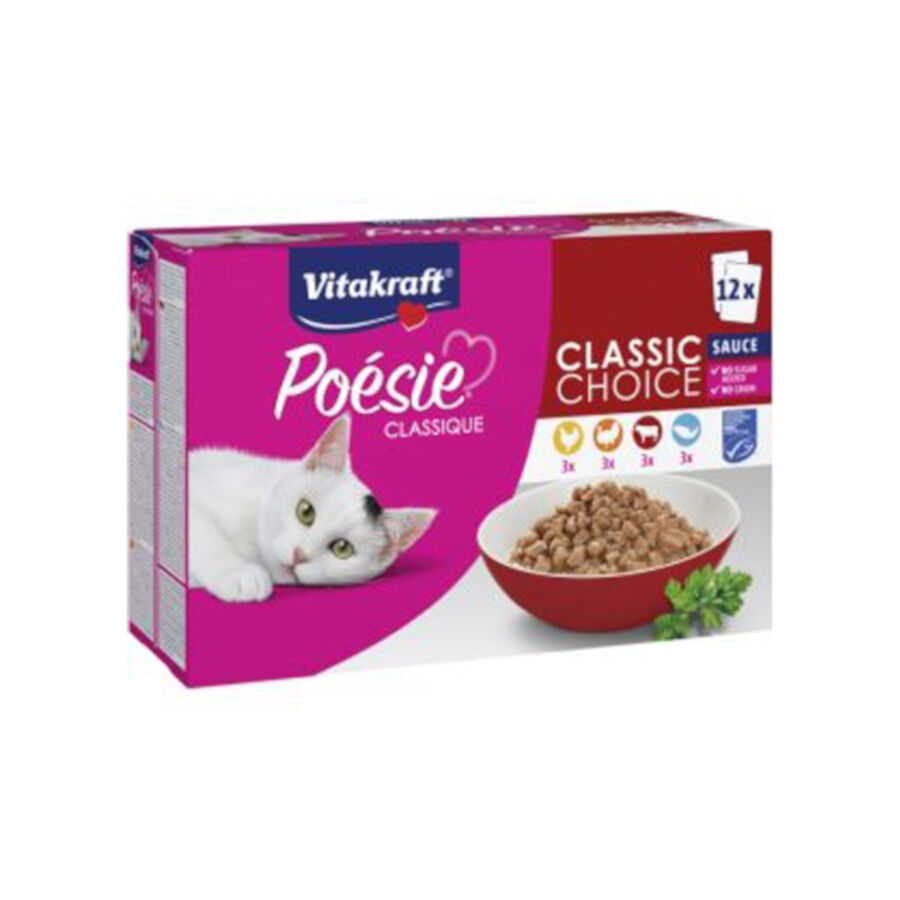 Vitakraft Poésie Classique Clásicos Sobre en Salsa para gatos