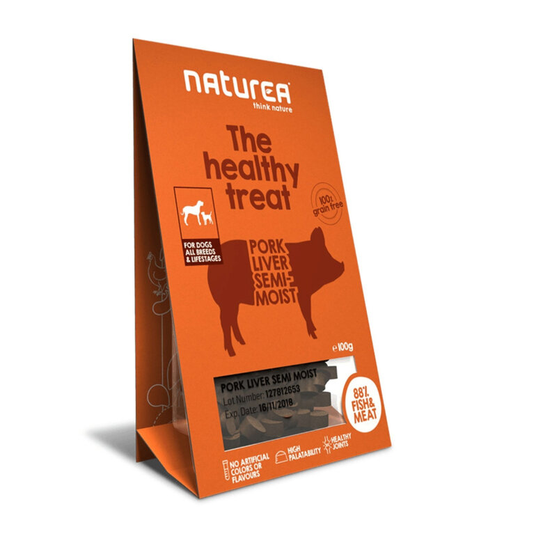 Naturea Bocaditos Think Nature Hígado de Cerdo para perros, , large image number null