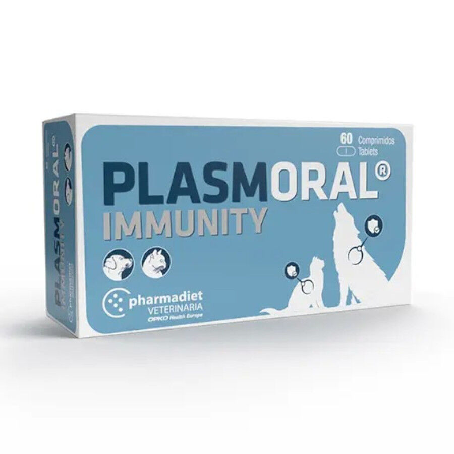 60 comprimidos Pharmadiet Plasmoral inmunity para perros y gato, , large Imagen numero 1