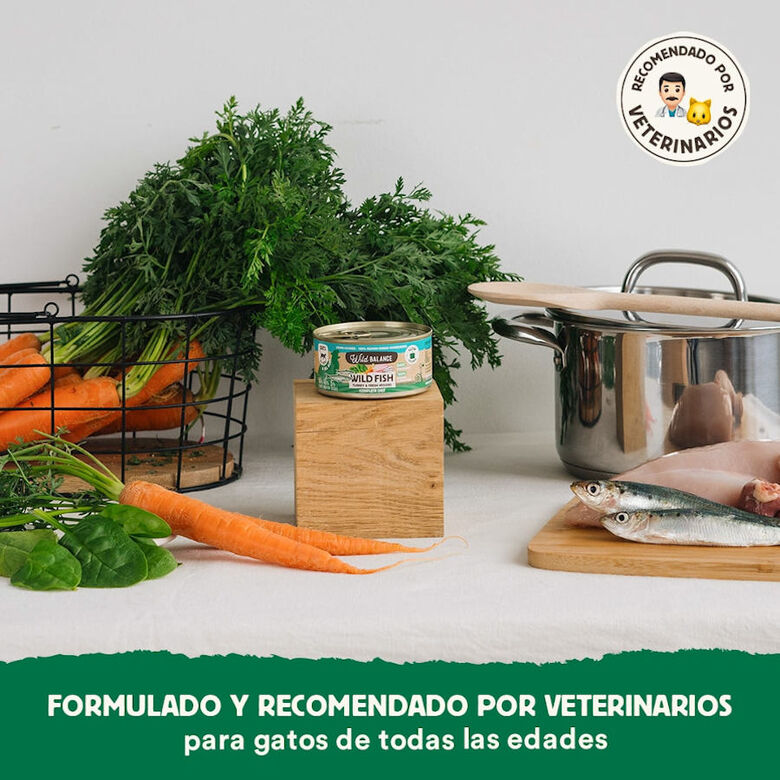 Wild Balance BARF Pescado y Pavo lata para gatos thumbnail