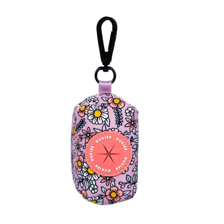 Dukier Porta Bolsas Estampado Floral para perros, , large Imagen numero 3