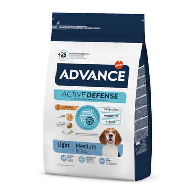 Advance Active Defense Medium Light Pollo y Arroz pienso para perros