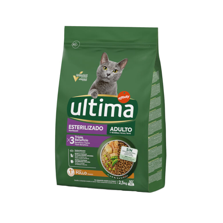 Ultima Pienso esterilizado con pollo para gatos adultos thumbnail