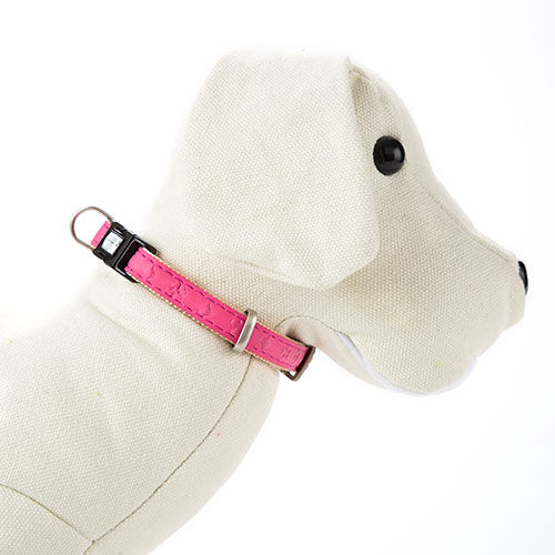 MacLeather Star Rosa collar para perro de polipiel Imagen numero 1