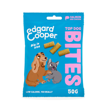 Edgard & Cooper Bocaditos Grandes de Salmón y Pollo snack para perros