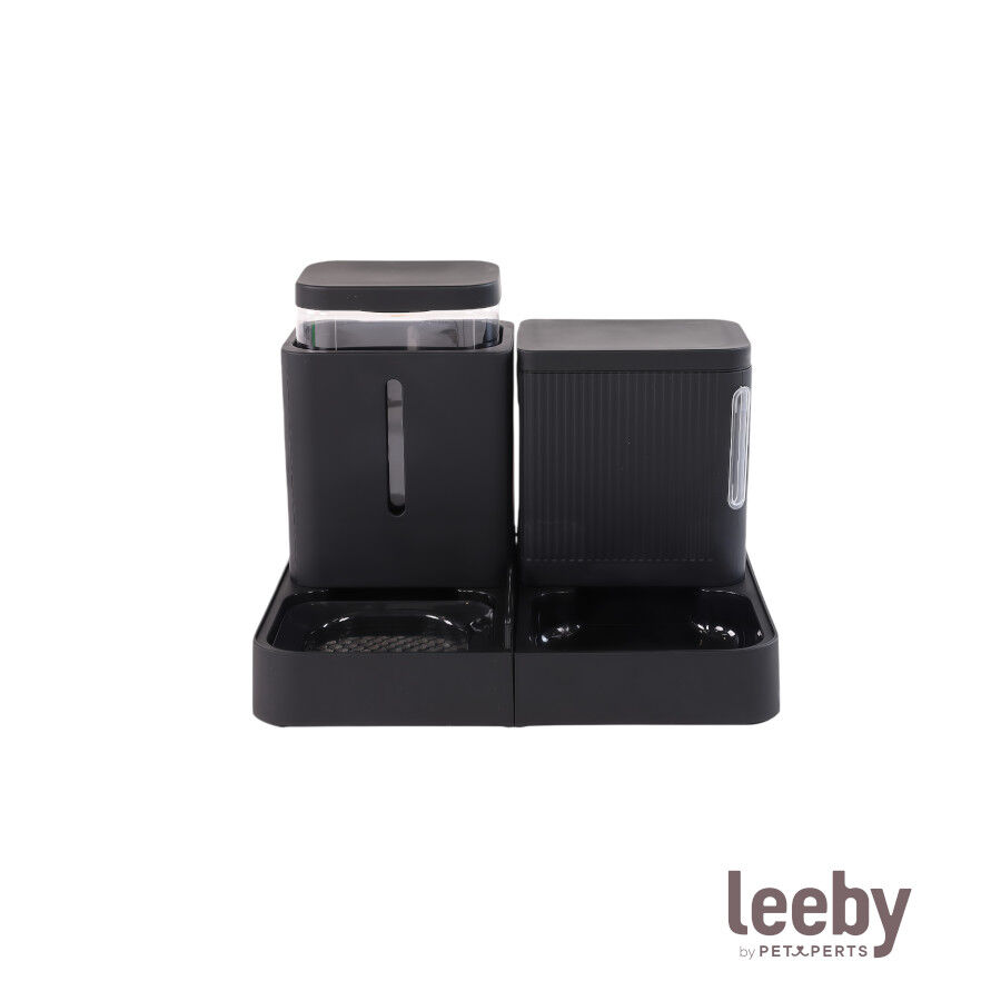 Leeby Comedero Autom&aacute;tico y Dispensador de Agua 2 en 1 para perros y gatos, , large Imagen numero 2