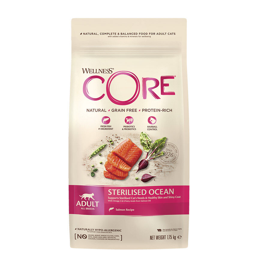 Wellness Core Adult Sterilised Ocean Salmón pienso para gatos thumbnail