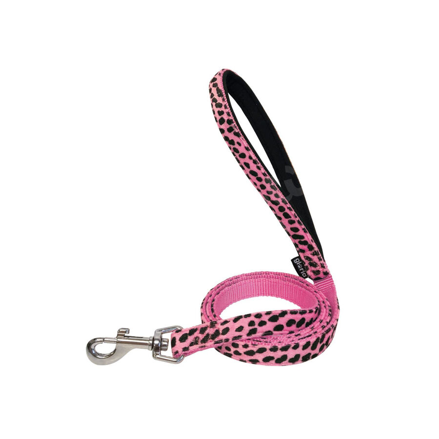 Gloria Leopardo Rosa correa para perros, , large Imagen numero 1