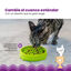 Outward Hound Catstages Cat Fun Comedero Lento Verde para gatos, , large indicador imagen numero 6