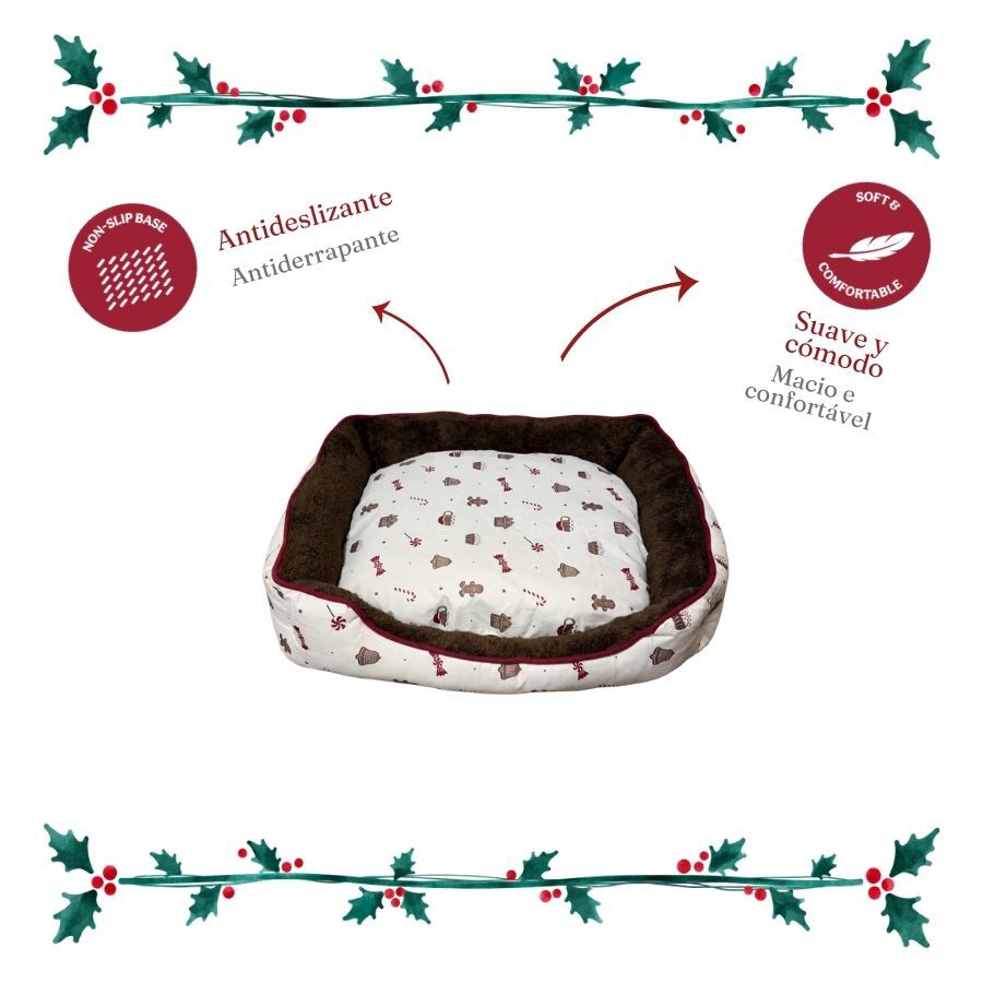 Wonder Christmas Cama Caramelo para perros, , large Imagen numero 4