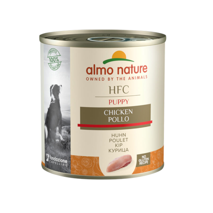 280 g Almo Nature HFC Pollo lata para cachorros, , large Imagen numero 1
