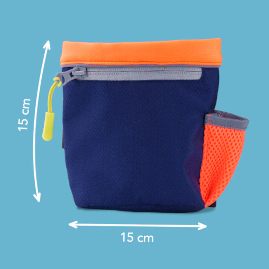 Coachi bolsa porta snacks de adiestramiento azul/naranja para perros, , large Imagen numero 2