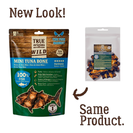 True Origins Wild Hueso Mini de At&uacute;n Snack para perros